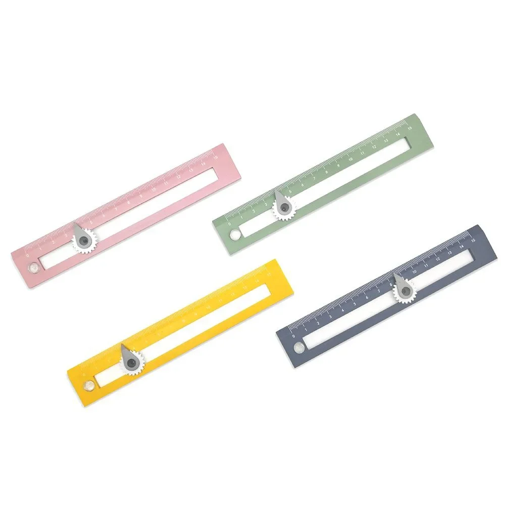Bússolas Colorido Multifuncional, Desenho Ferramenta Círculo, DIY Régua de Bússola Geométrica para Escritório, Escola, Casa, 2 em 1