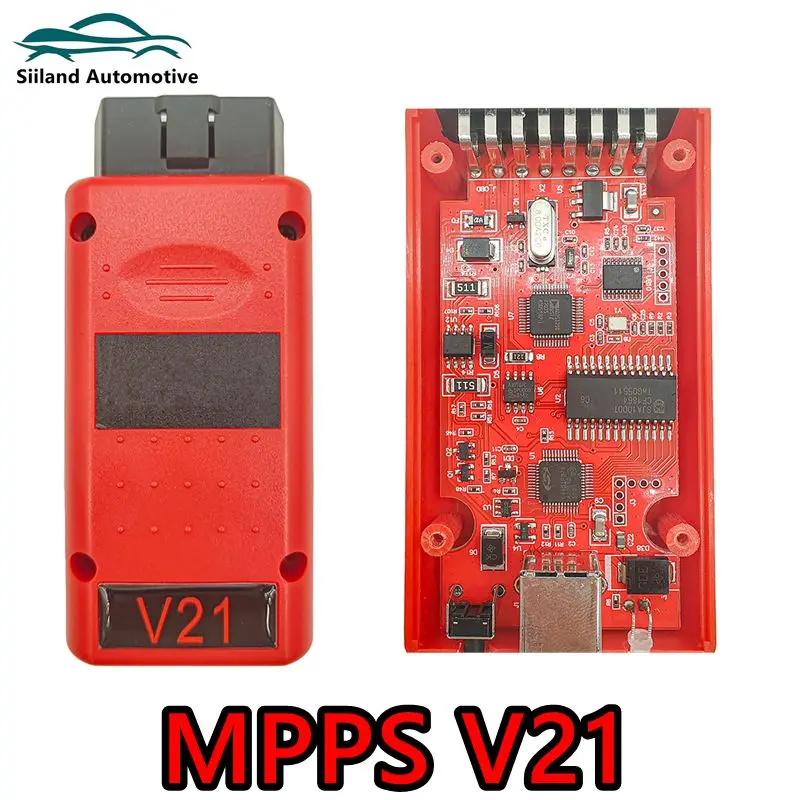 MPPS V21 Unlocked Infinite Reset High Quality Version Full Chip with Breakout Tricore Cable OBD2 ECU Chip Tuning Scanner Tool