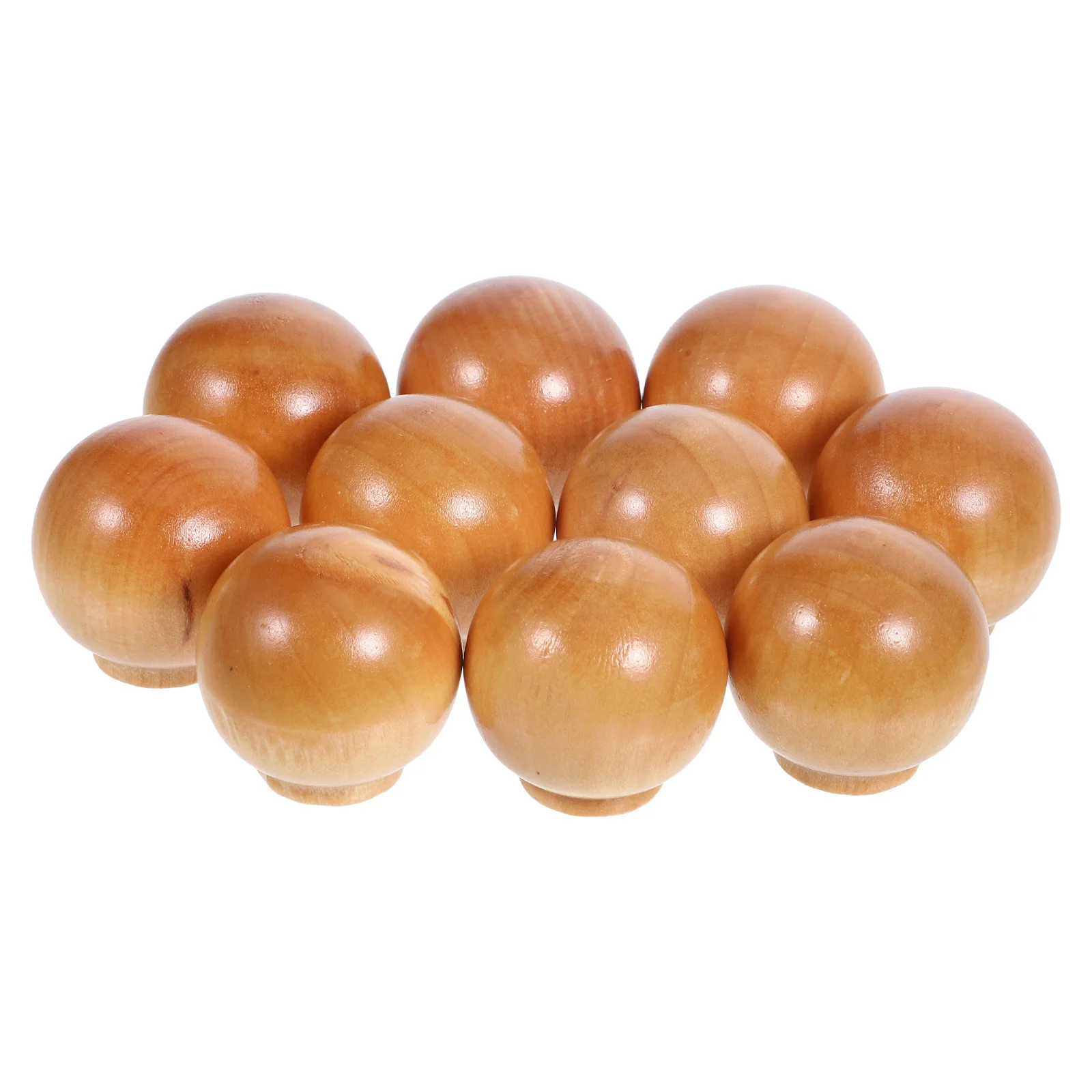 ลูกบิดลิ้นชักไม้ 10 ชิ้น รูปทรงสร้างสรรค์ สไตล์โมเดิร์น มือจับประตูตู้เสื้อผ้า มือจับประตูตู้ไม้