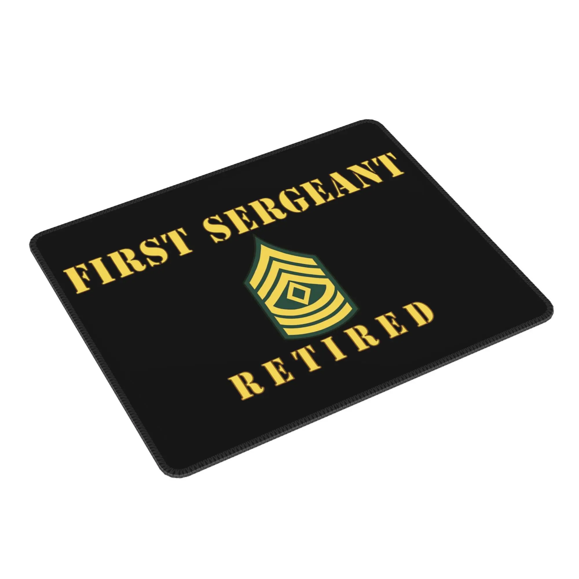 Esercito - Primo Sergente - Tappetino per mouse in pensione Tastiera per computer Tappetino per mouse Gamer PC Laptop Tappetino da scrivania Accessori per ufficio Tappetini da tavolo