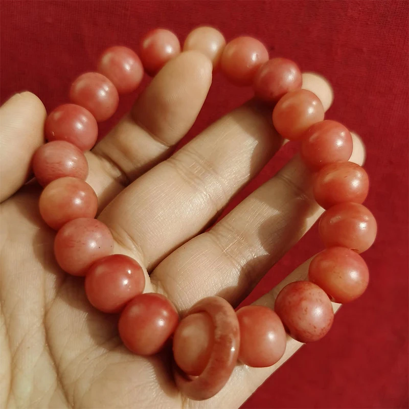 

Camel bone - , full- bracelet with DIY blood bead rings