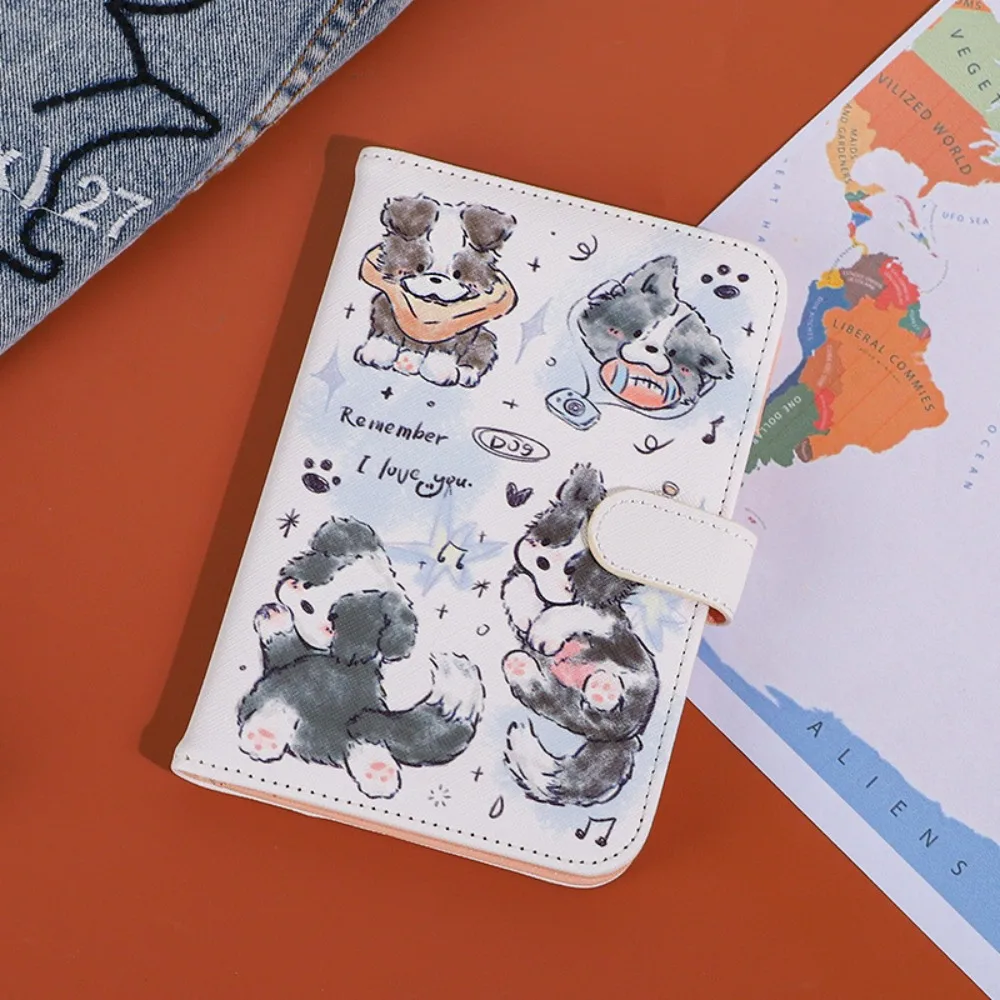 Lovely Cartoon Passport Holder Pu Leather Waterproof Certificates Passport Bag Multi-function Light-weight Card Wallet Travel