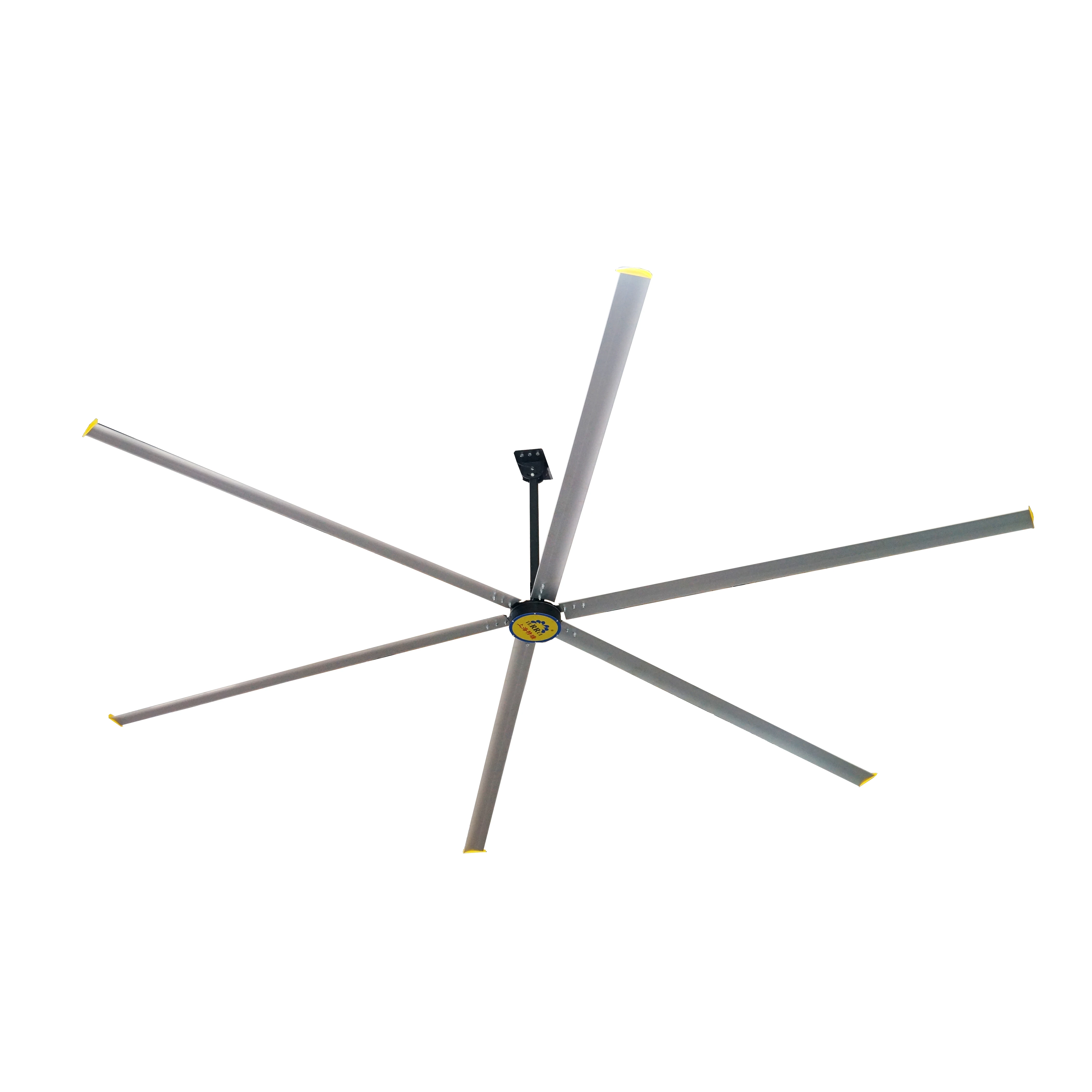 

7.3M/24FT Heavy Duty HLVS Ceiling Fan with APP Control EC Motor Low RPM Large Air Flow for Factory Warehouse Restaurant