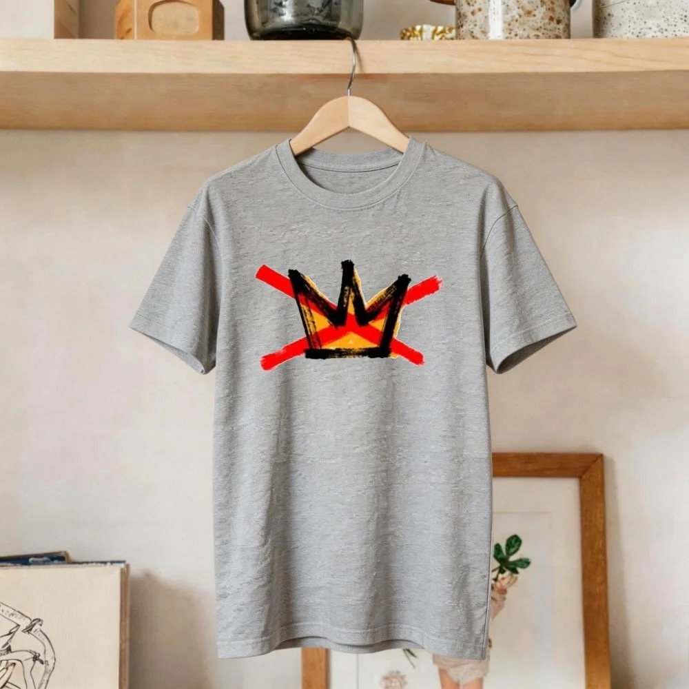 NO KINGS Shirt Anti Monarchy Protest Tee Democracy Over Royalty Shirt Political Activist Tops Crown Print Graphic T Shirts