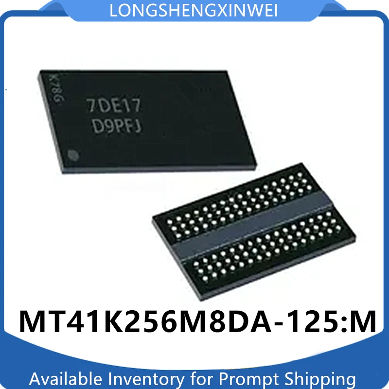 1PCS Original MT41K256M8DA-125:M New D9PFJ Flash Memory Encapsulated BGA78 Chip Memory