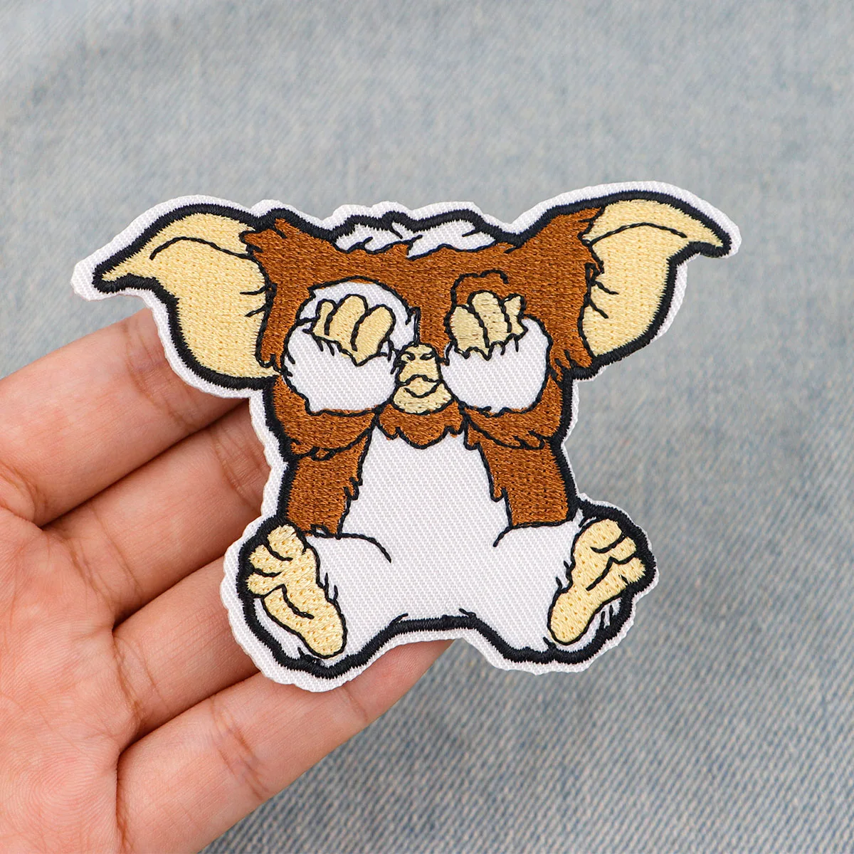 Animais Bordados Patches para Vestuário, DIY Ferro em Patches para Roupas, Cartoon Adesivos Acessório, Presentes Anime