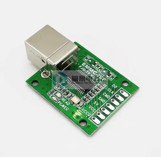 AU6438BS Chip 3 Line EMMC-ISP High-speed Fly Wire Tool USB-B Type Computer Communication