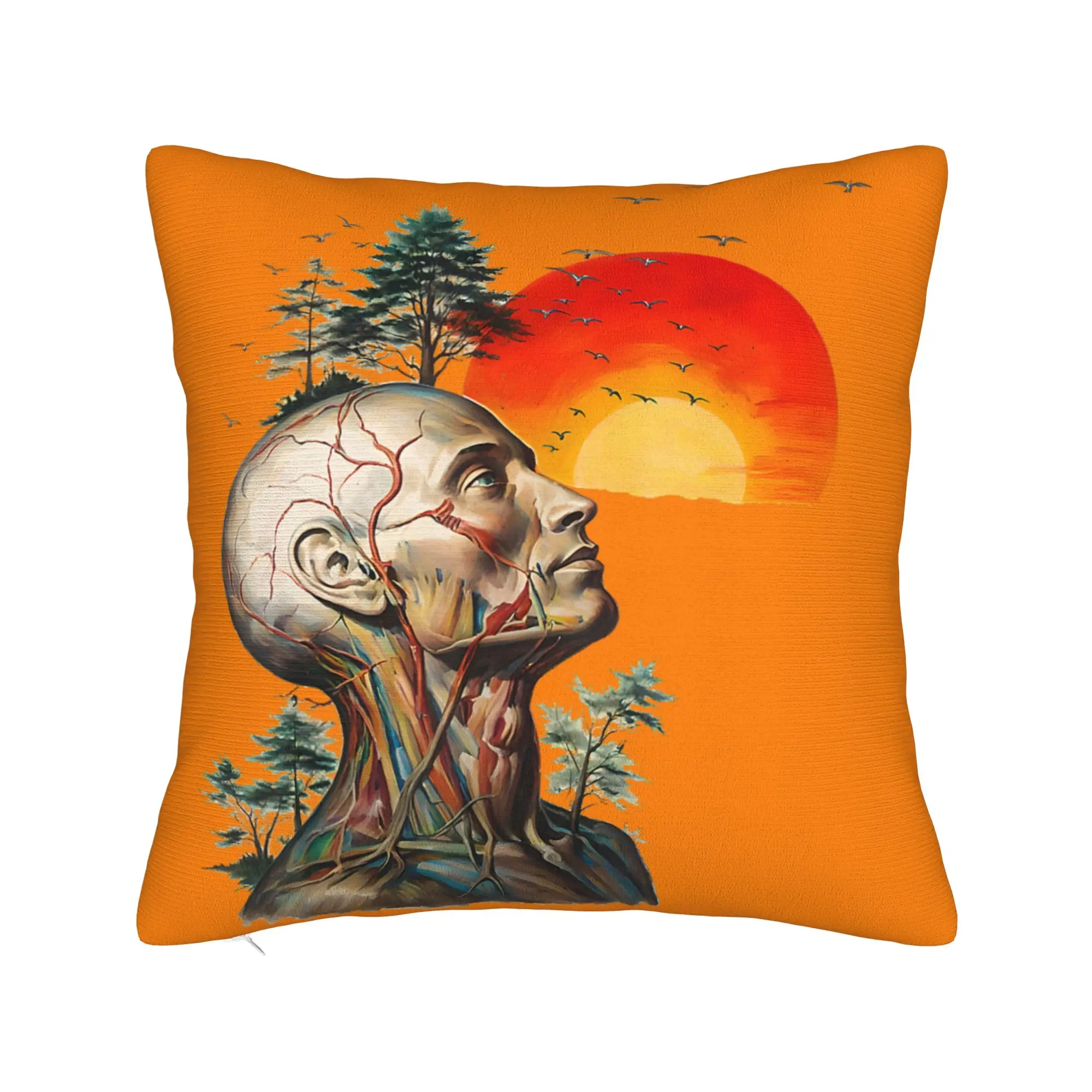 Alan Hangover Pillow Case  Graphic Pillow Cover For Living Room Sofa Vintage Pillowcases
