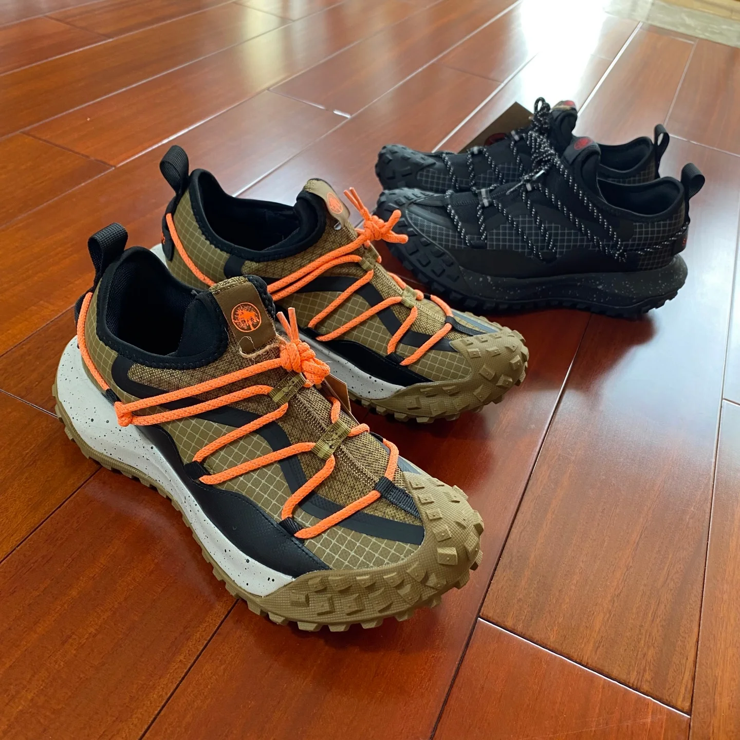 Outdoor Comfortable Anti-Slip Large Sole Summer Men's Hiking Sport Casual Shoes Durable Mesh Upper Breathable Lightweight