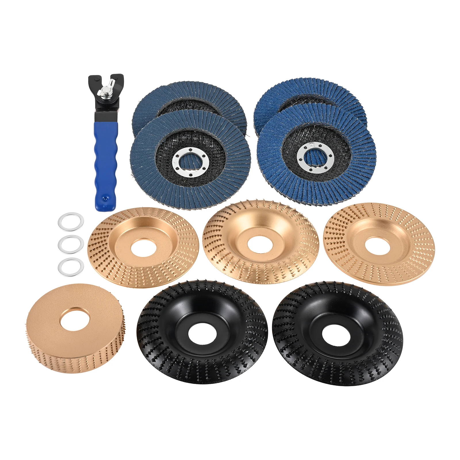 14pcs Wood Grinding Wheel Set with 7/8