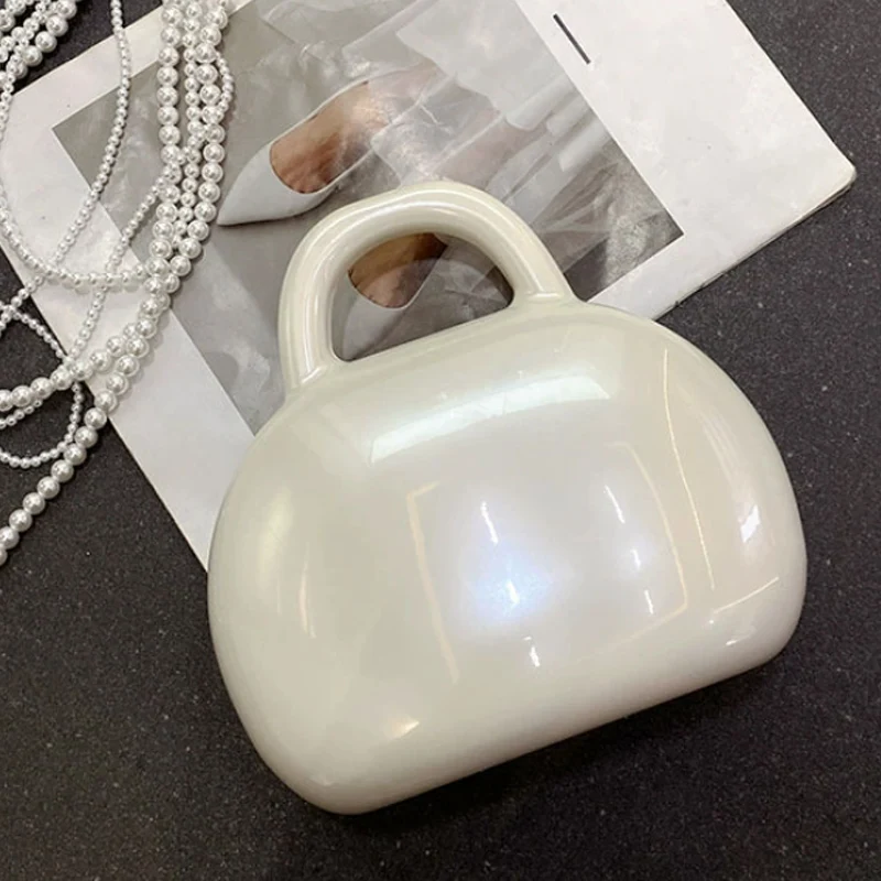 

High Quality PVC Dinner Bag Fashionable Shoulder Diagonal Cross Bag Small Women Handbag Chain Box Bag
