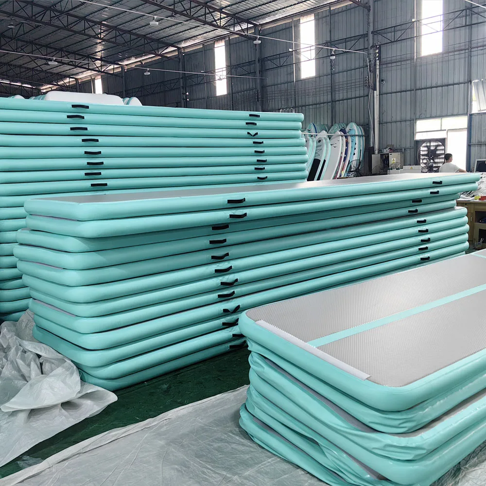 

Надувной гимнастический мат из ПВХ с индивидуальной печатью OEM/ODM, плавающий мат для гимнастики, надувной мат для йоги, надувная дорожка для гимнастики