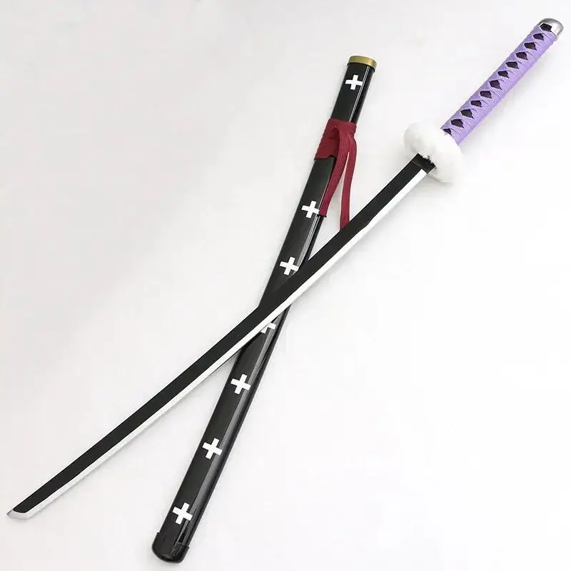 Newest Cosplay Trafalgar Law Purple Style Katana Weapon Sword Role Playing Trafalgar D Water Law 104cm Wood Model