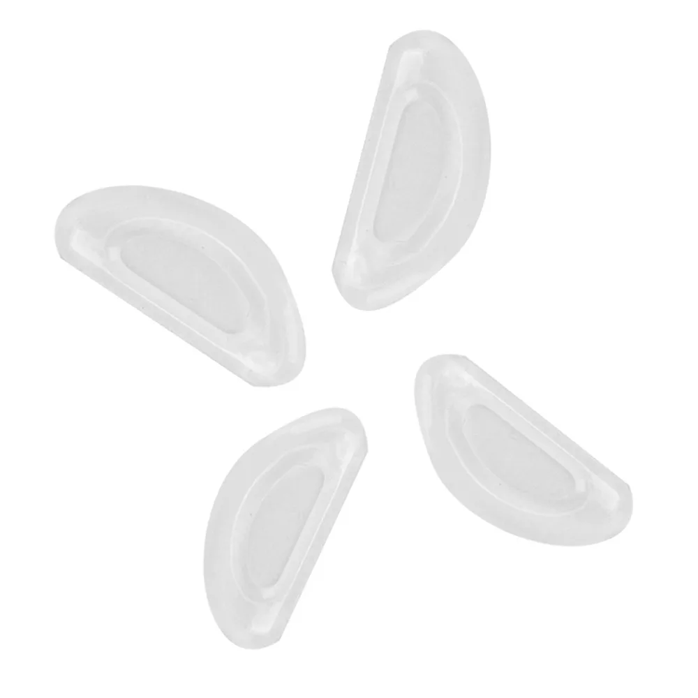 20 Pairs Silicone Material Mini Glasses Nose Pads Transparent White Air Cushion Design Non Slip Nose Pads Sunglasses Nose Pads
