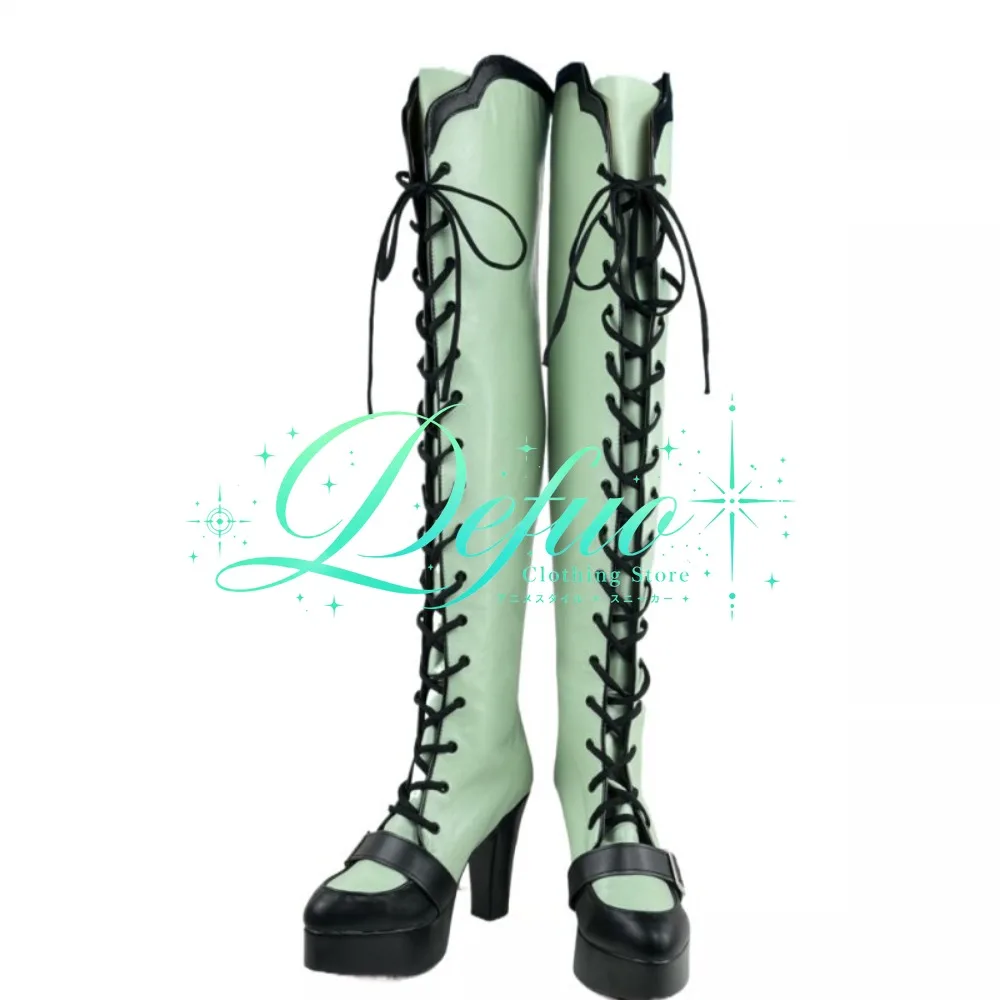 Anime Dress Cosplay Shoes Customization Game Cosplay Boots Girl High Heels Halloween Props