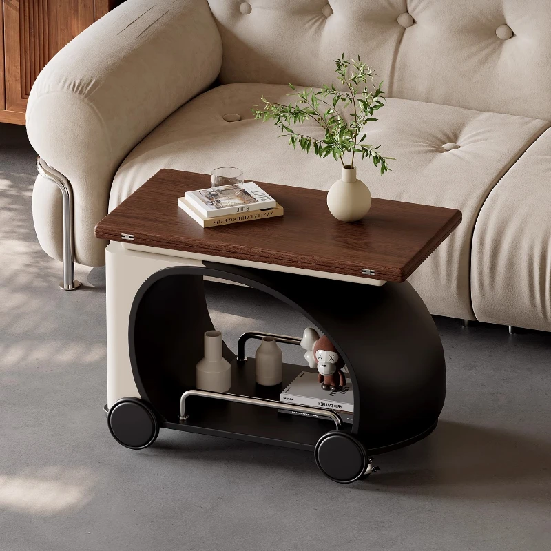 

French retro removable folding coffee table minimalist