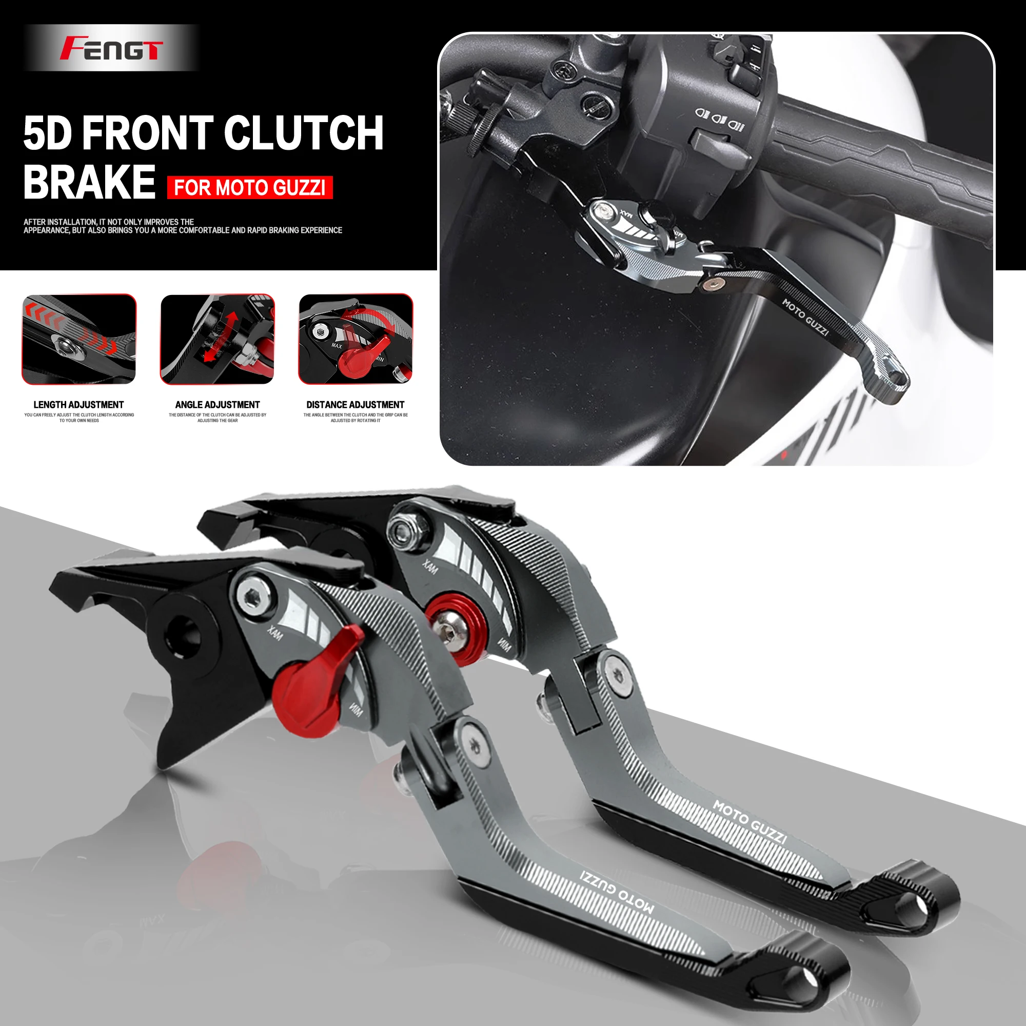 

Для Moto Guzzi BREVA 750 V7 Racer/Classic/Stornello/Stone Special Custom V9 Bobber мотоцикл складной тормозной рычаг рычаги сцепления