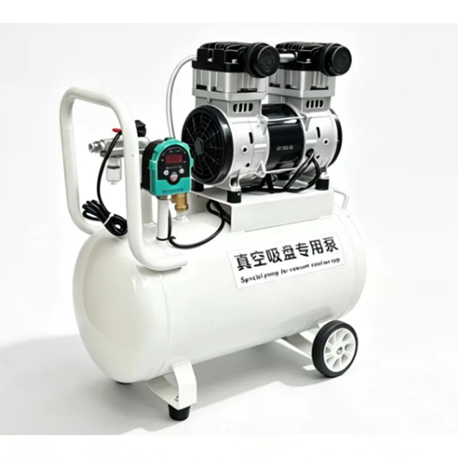 Vacuum pump, oil-free silent industrial small vacuum pump, CNC vacuum suction cup vacuum pump