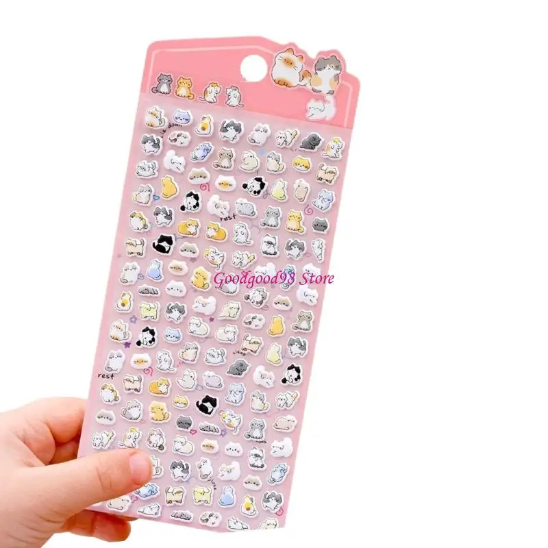 3D Puffier Sticker Sheets Adorable Small Sticker for Kid and Adult Tiny Sticker 