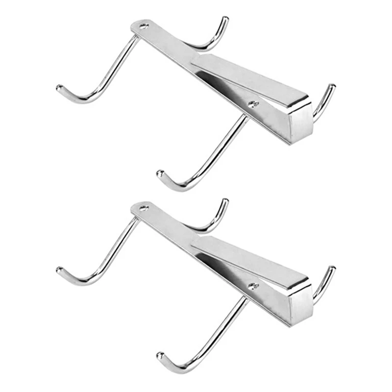 Cup Hanger Coffee Mug Hooks  Under Cabinet Cup Hooks Coffee Cup Hooks Under Nail-Free Shelf 2PCS