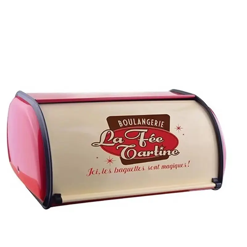 

JHD Large Household Food Container Metal Bread Box Bread Bin Bread Storage Box Food Storage Containers For Kitchen