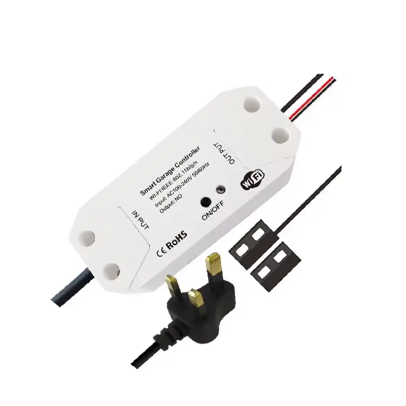 T23C Tuya WIFI 2.4G Smart Garage Door Opener Controller Open And Close By Phone APP Compatible Alexa And Google Home