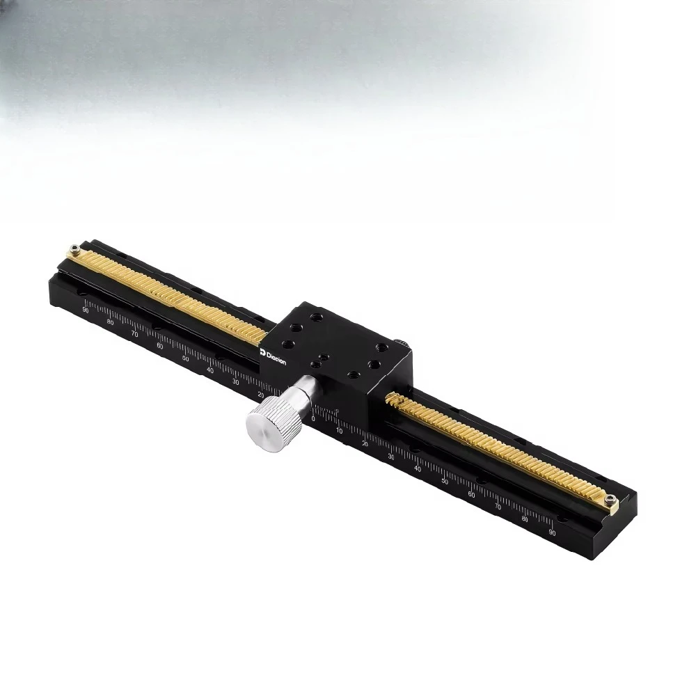 WLX25-L200 High-Load 3kgf Aluminum Alloy 25x42mm Parallelism 0.15mm Long-Stroke Manual Slide Stage Linear Guides