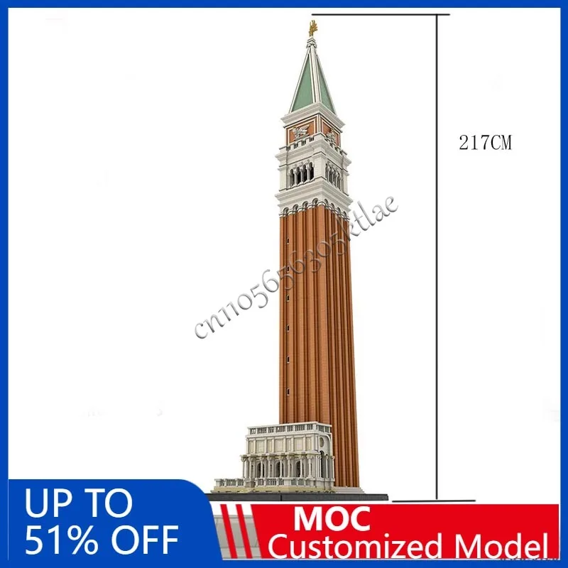

New 20050Pcs City Hot Street View Moc Modular Mark Bell Tower Model Customize DIY Puzzle Creative Ideas Kids Toys Birthday Gifts
