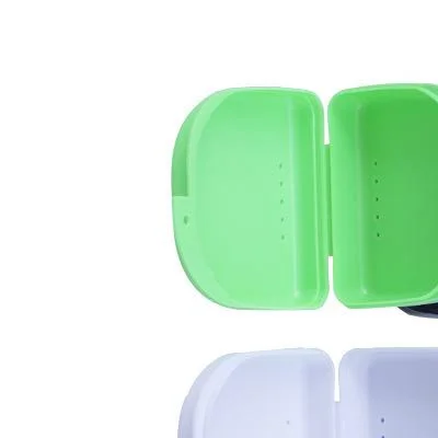 

Denture and Braces Holder; Portable Plastic Dental Box, Designed for Elderly