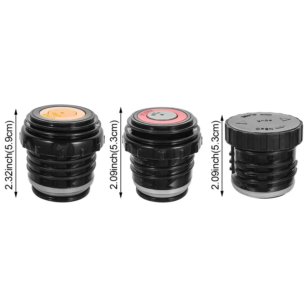 1PC Plastic Vacuum Bottle Cover Stopper Thermal Cup Lid Plug Mug Stopper Lid Replacement For Outdoor Camping Travel Tool
