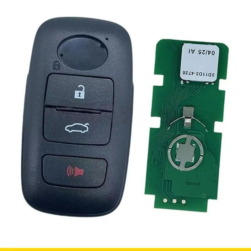 SZCH Intelligent Remote Shell For Vehicles With 4 Buttons 433MHz Frequency And Professional Programming Needed