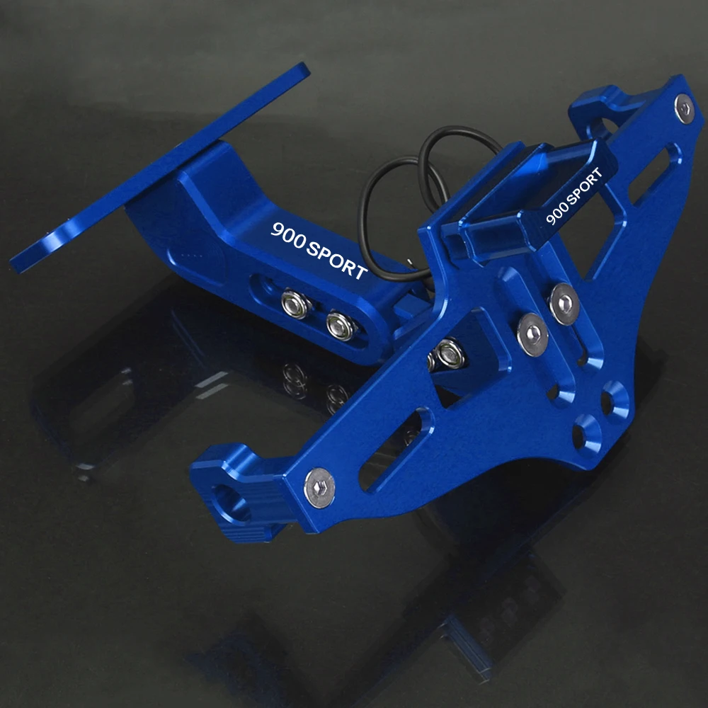 

Motorcycle For DUCATI 900Sport 900 Sport 1999-2002 2000 Rear License Plate Mount Holder and Turn Signal Lights LED License Frame