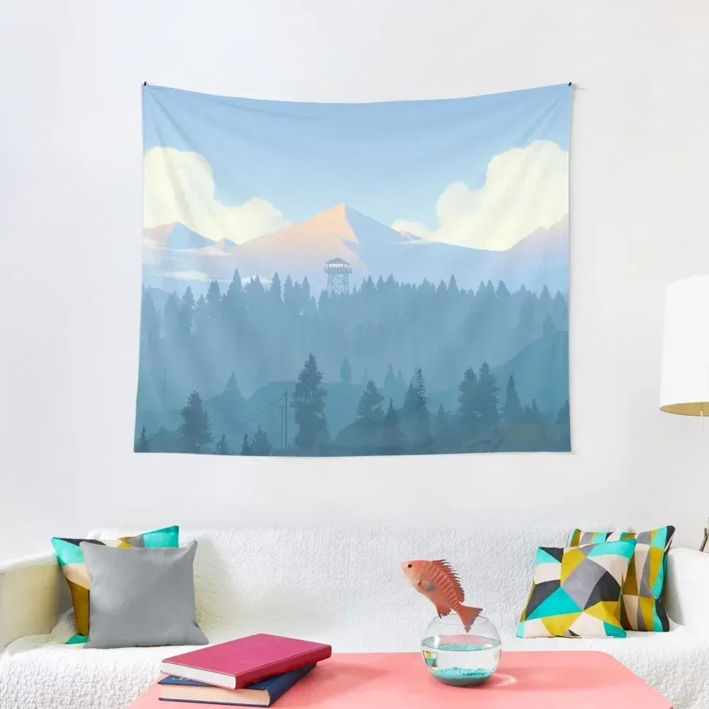 

Firewatch Art Design - 4k Tapestry Decorations For Your Bedroom Room Decorating Aesthetic Tapestry