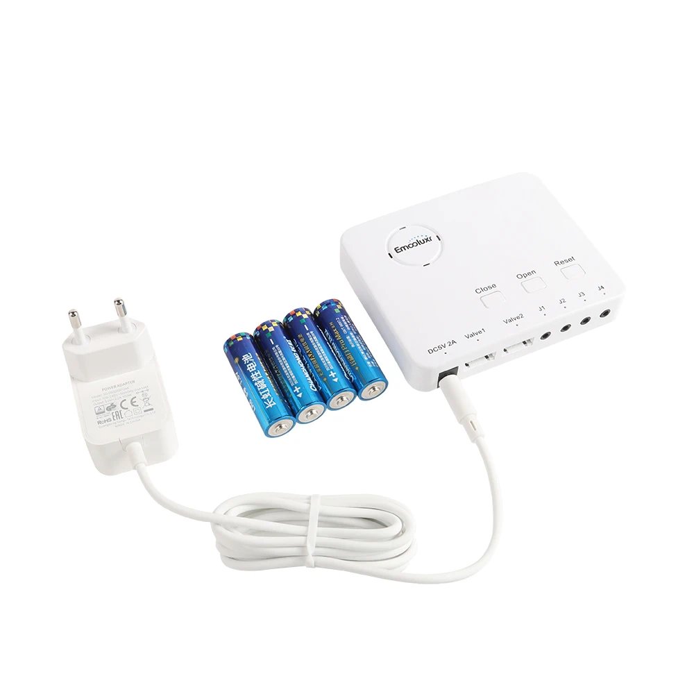 

detector de fugas de agua water leak detector home alarm water leak control unit with EU or US plug Battery Power for Smart Home