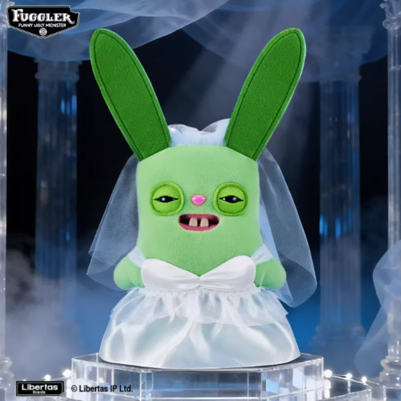 2026년 신제품 푸글러 웨딩 데이 시리즈 수집용 봉제 인형 재미있는 못생긴 괴물 귀여운 이빨 인형 데스크탑 장식 선물