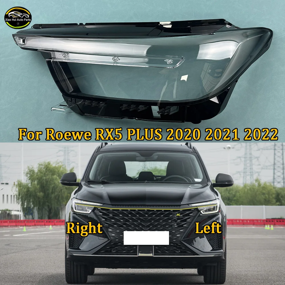 

For Roewe RX5 PLUS 2020 2021 2022 Headlight Cover Transparent Headlamp Lamp Shell Lens Replace Original Lampshade Plexiglass