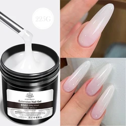BORN PRETTY 225g Hard Jelly Nail Extension Gel Building Nail Art French Nail Gum Clear Natural Color Soak Off Construction Gel