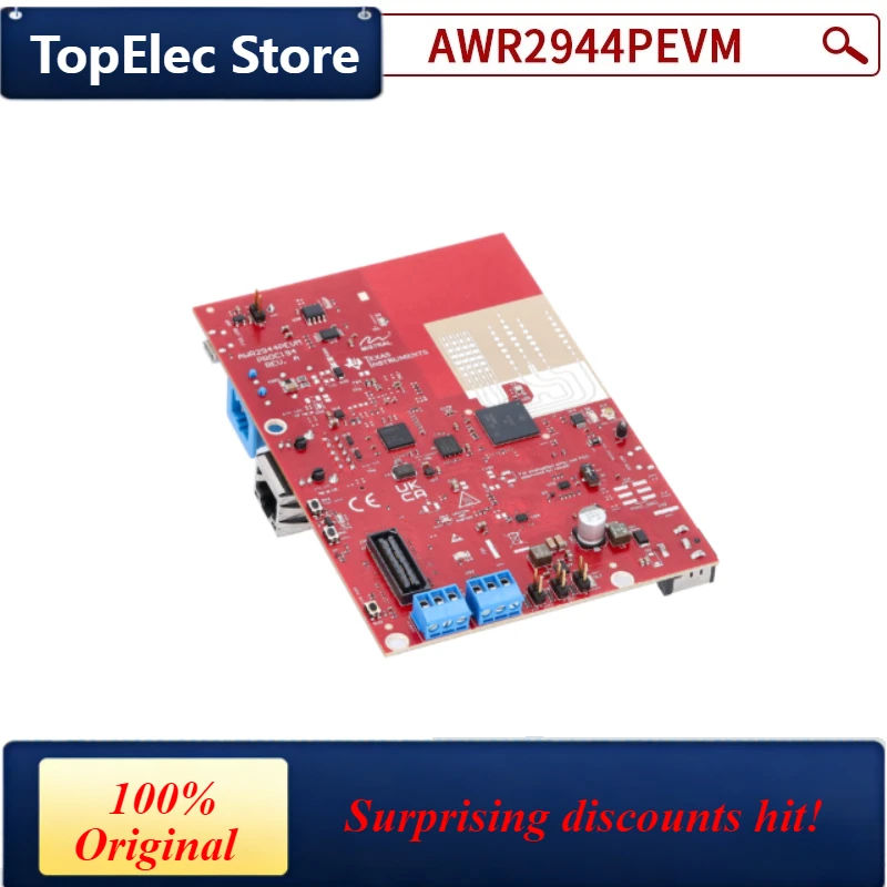 TopElec AWR2944PEVM Evaluation Module for AWR2944P Radar Sensor Millimeter Wave High Precision Radar Sensing Tool for Industrial