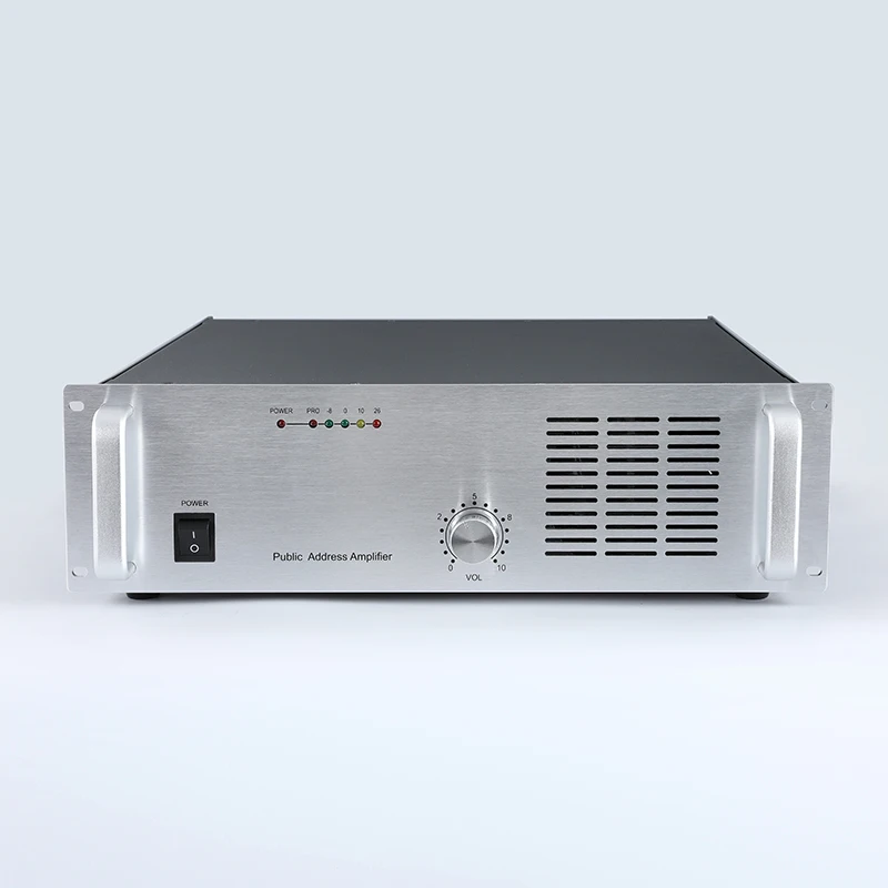 Professional 3U เครื่องขยายเสียงดิจิตอล 2000w Class D Power Amplifier สําหรับระบบเสียงประสิทธิภาพสูง