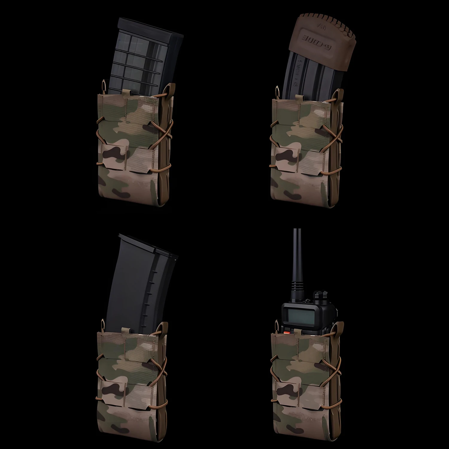 Porta cargadores MOLLE bolsa táctica V2 para revistas recarga rápida - imagen 2