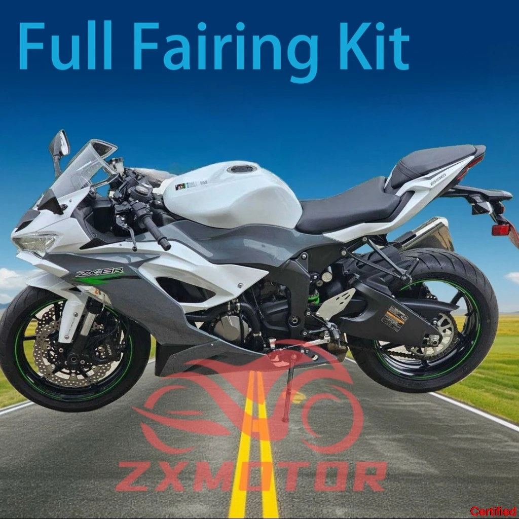 

New Motorcycle Fairings for Kawasaki ZX-6R 636 2019 2020 2021 2022 2023 ZX6R Aftermarket Prime Fairing Kit Bodywork Set