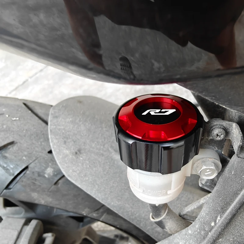 For YAMAHA YZF R7 YZFR7 yzf R 7 2020-2025 Motorcycle Accessories front and rear brake fluid caps and oil filler cap protection
