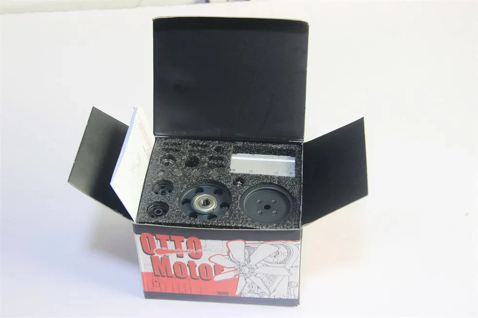 Twin cylinder engine assembly model metal methanol fuel mini mini engine mechanical assembly toy