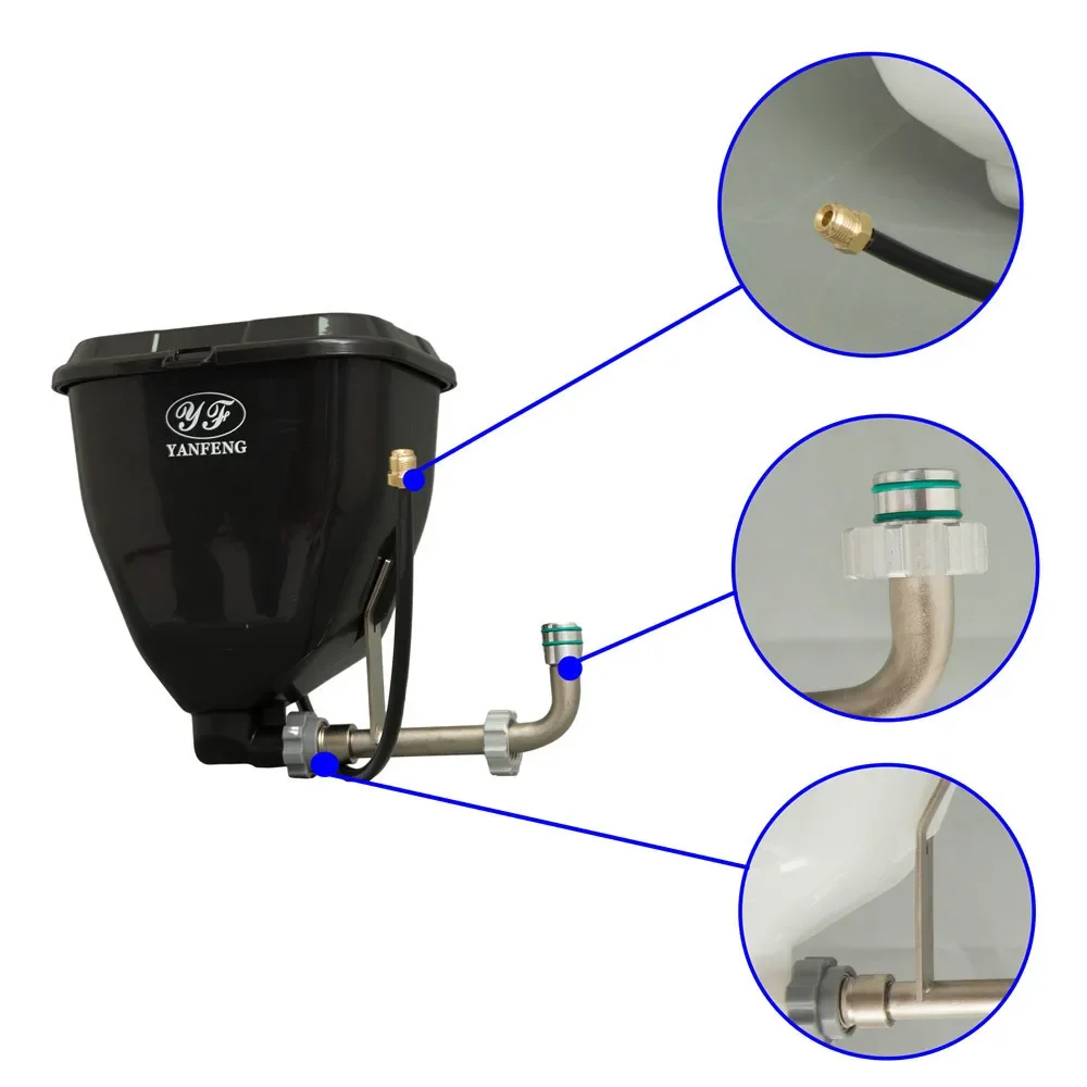 

Suitable For Small Electric Airless Spraying Machine Hopper,1pc 6L Household Airless Spraying Machine Hopper