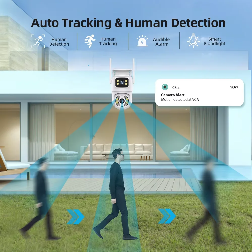 ホームセキュリティ360 ° 4K 8MP WiFi カ - Home Security Google Camera のレビューと価格
