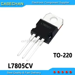 10PCS New and Original L7805 LM7805 7805 L7805CV 1.5A 5V TO-220