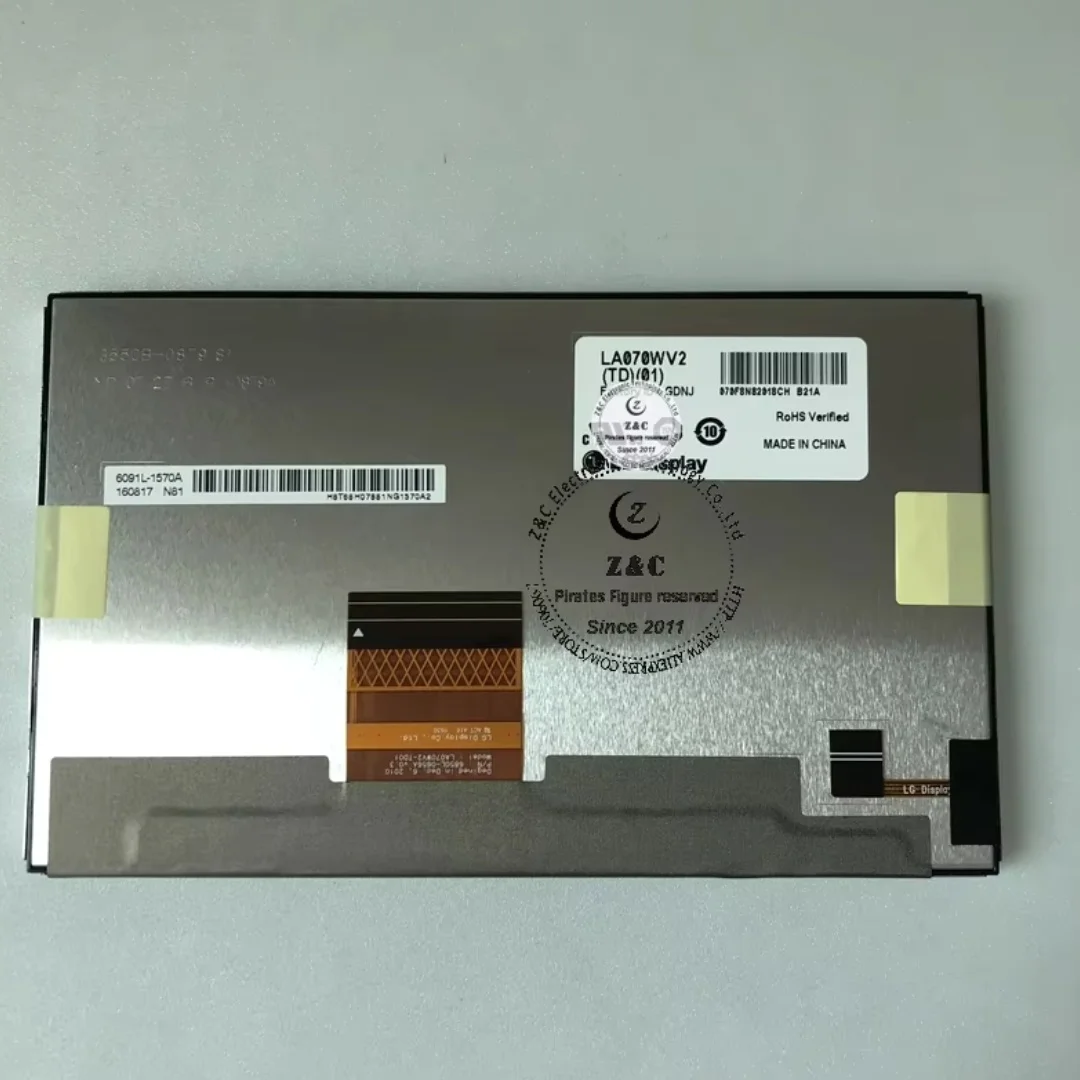 

LA070WV2-TD01 LA070WV2(TD)(01) LA070WV2TD01 Brand New Original 7 Inch LCD Display for Car Navigation