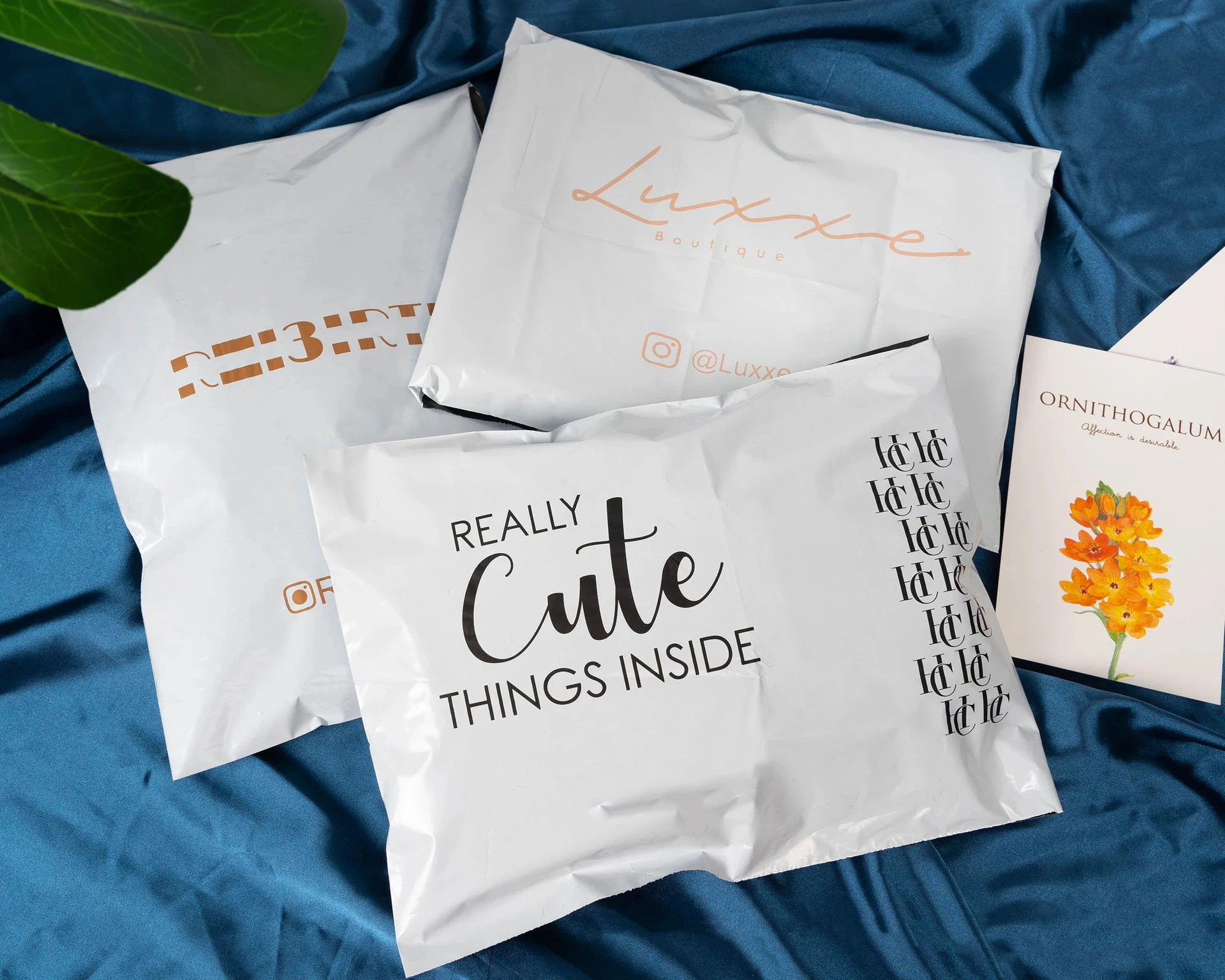 Weiße Kuriertaschen unterstützen individuelle Logos und eignen sich für Kleidung, Feiertagspartys und Geschenkverpackungen. – Detail 11