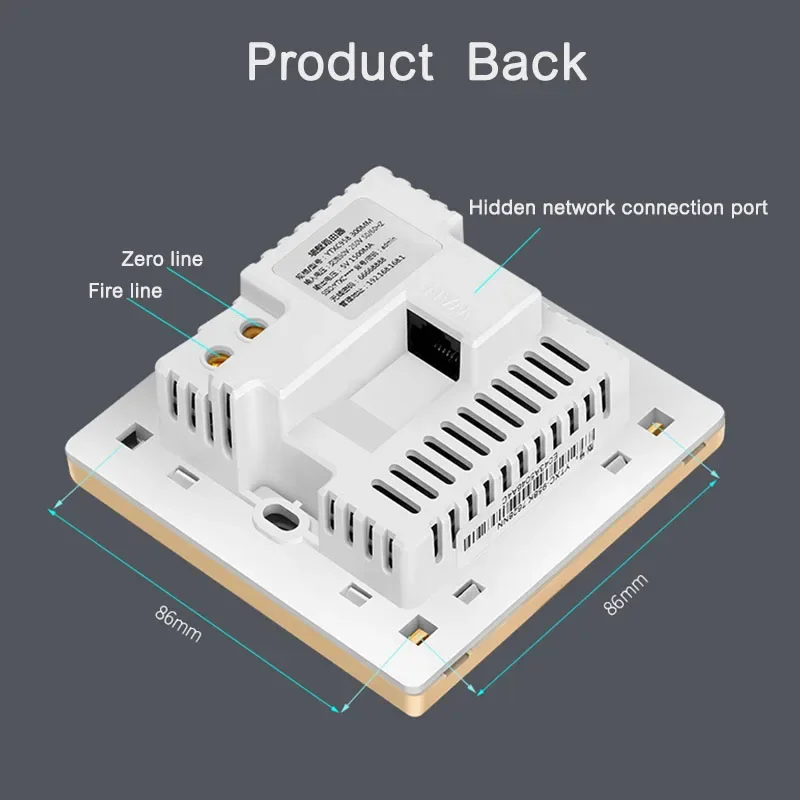 Imagem -03 - Roteador 300m de Parede sem Fio Wi-fi 2.4g 86x86 mm Painel de Soquete de Parede Repetidor Wifi com Porta Usb Lan Wan