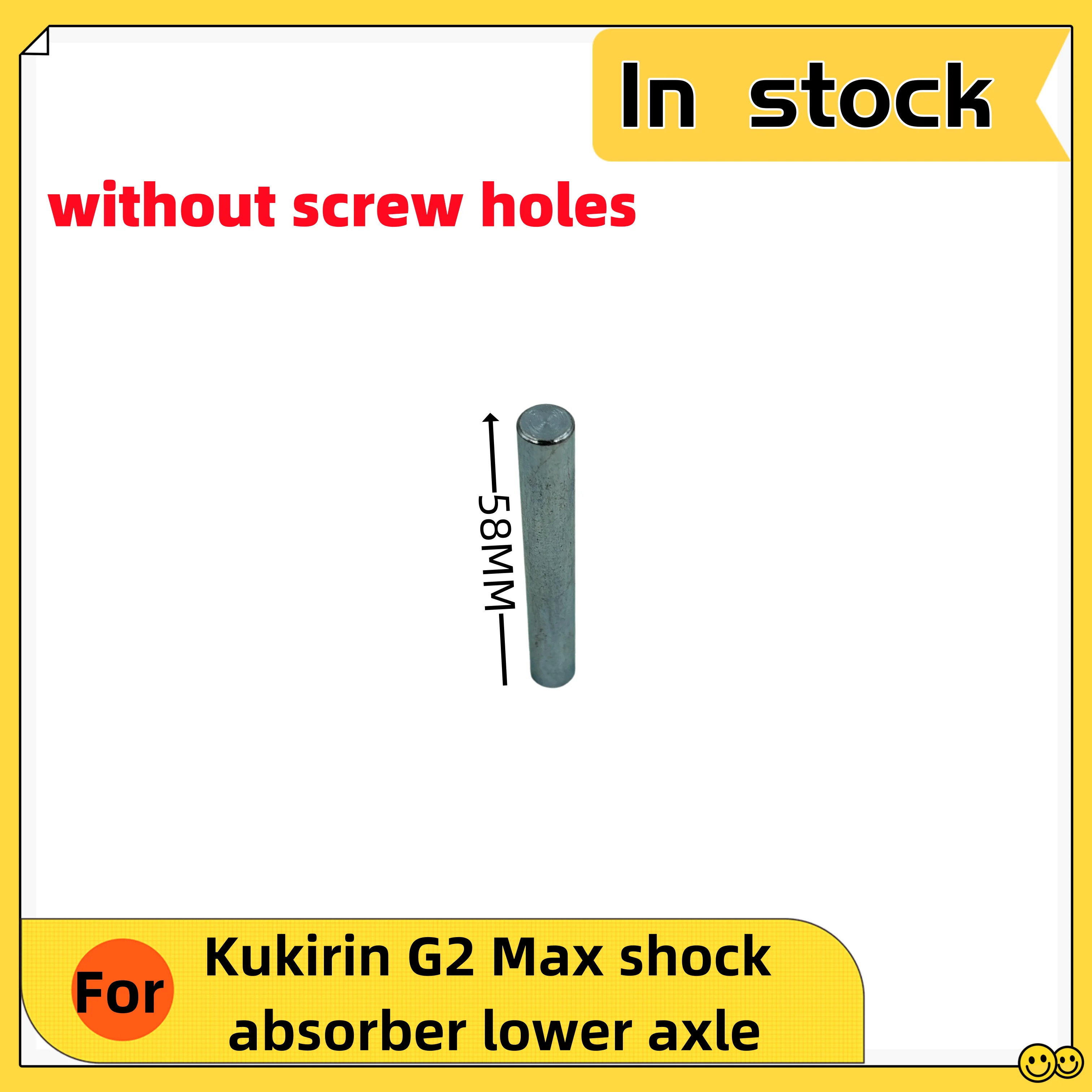 original Kukirin Spare Parts Front and Rear Shock Absorber Upper Shaft For Kukirin G2 MAX Scooter And Shock Absorber Lower Axle